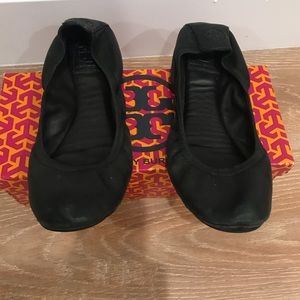 Tory Burch leather flats size 8.5